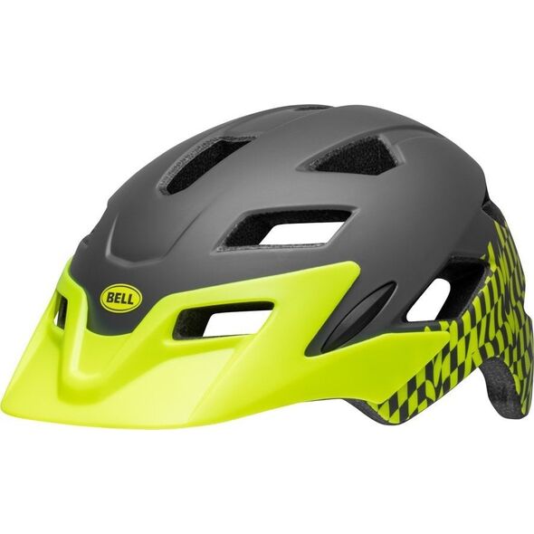 Bell Kask juniorski BELL SIDETRACK Rozmiar kasku: Uniwersalny(50-57 cm), Wybierz kolor: Wavy Checks Matte Black