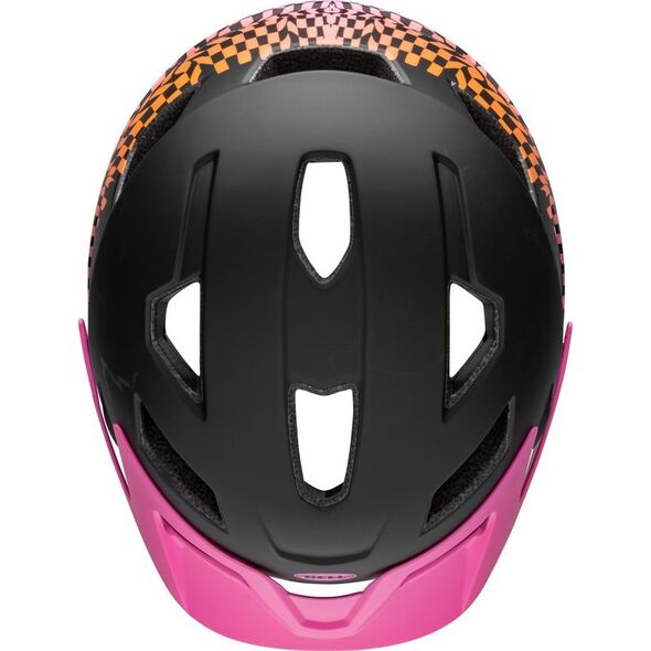 Bell Kask dziecięcy BELL SIDETRACK Rozmiar kasku: Uniwersalny(47-54 cm), Wybierz kolor: Wavy Checks Matte Pink