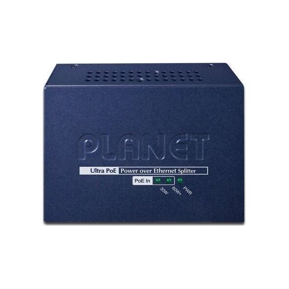 Adapter powerline Planet PLANET POE-172S rozgałęziacz sieciowy Czarny Obsługa PoE