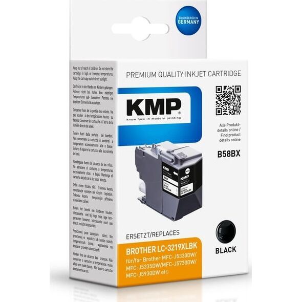 KMP KMP 1537,4001 nabój z tuszem 1 szt. Zamiennik Wysoka (XL) wydajność Czarny