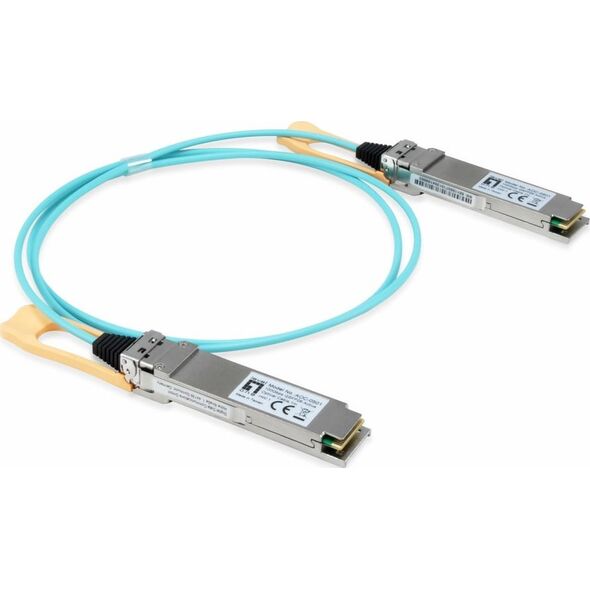 Moduł SFP LevelOne LevelOne AOC-0503 moduł przekaźników sieciowych Swiatłowód 103100 Mbit/s QSFP28 850 nm