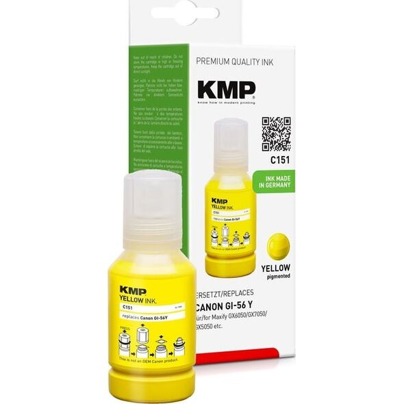 KMP KMP 1584,0009 nabój z tuszem 1 szt. Zamiennik Żółty