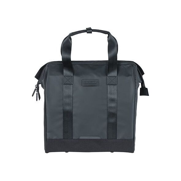 Basil Sakwa miejska pojedyncza BASIL GRAND TARPAULIN BICYCLE SHOPPER 23L, Hook On System, wodoodporna black (NEW 2024)