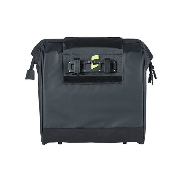 Basil Sakwa miejska pojedyncza BASIL GRAND TARPAULIN BICYCLE SHOPPER 23L, Hook On System, wodoodporna black (NEW 2024)