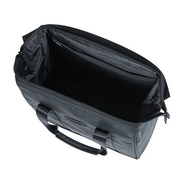 Basil Sakwa miejska pojedyncza BASIL GRAND TARPAULIN BICYCLE SHOPPER 23L, Hook On System, wodoodporna black (NEW 2024)