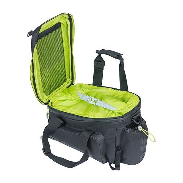 Basil Torba na bagażnik BASIL MILES TARPAULIN TRUNKBAG XL PRO 9-36L, 100% wodoodporna black lime (bez płytki mocującej) (NEW 2024)