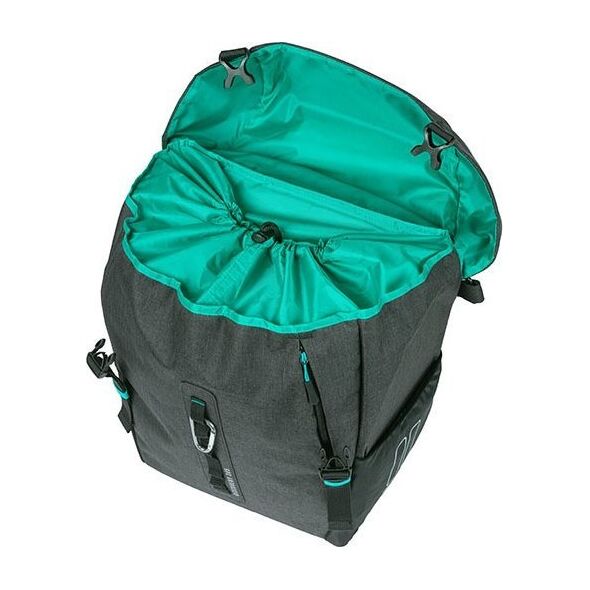 Basil Sakwa pojedyncza BASIL DISCOVERY 365D SINGLE PANNIER BAG L 20L, Hook On System, wodoodporna black melee (NEW 2024)