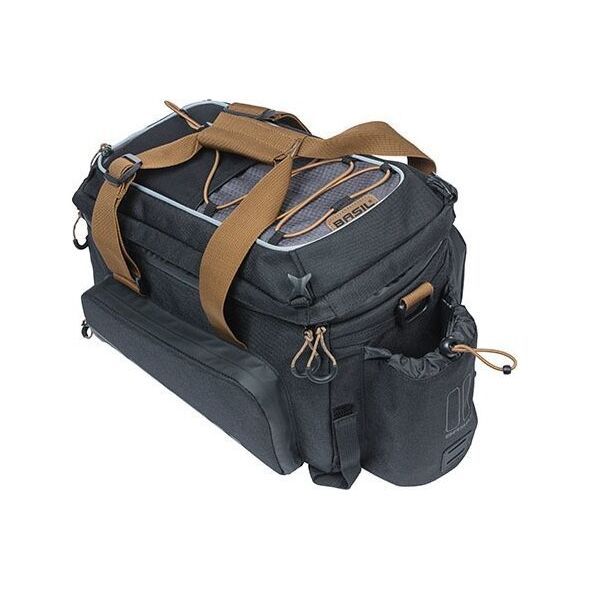 Basil Torba na bagażnik BASIL MILES TARPAULIN TRUNKBAG XL PRO 9-36L, 100% wodoodporna black slate (bez płytki mocującej) (NEW 2024)