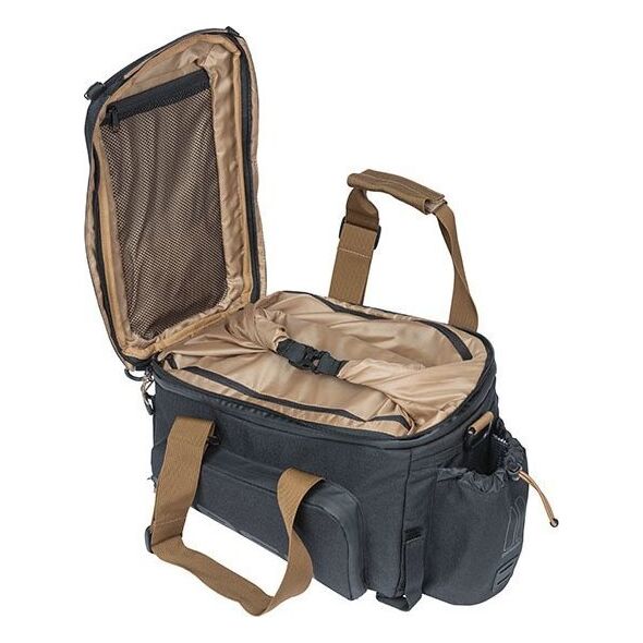 Basil Torba na bagażnik BASIL MILES TARPAULIN TRUNKBAG XL PRO 9-36L, 100% wodoodporna black slate (bez płytki mocującej) (NEW 2024)
