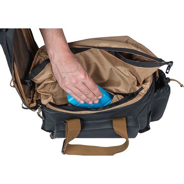 Basil Torba na bagażnik BASIL MILES TARPAULIN TRUNKBAG XL PRO 9-36L, 100% wodoodporna black slate (bez płytki mocującej) (NEW 2024)