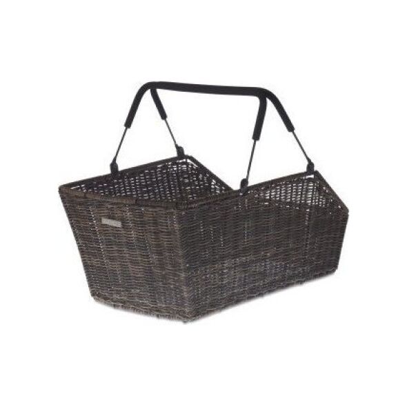 Basil Kosz na tylny bagażnik BASIL CENTO RATTAN LOOK MULTI, MULTI System, (bez wspornika) wodoodporny nature brown (NEW 2024)