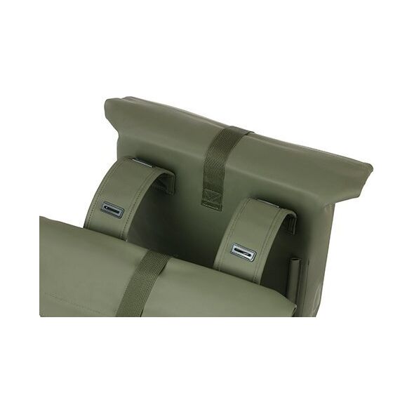 Basil Sakwa miejska podwójna BASIL CITY DOUBLE PANNIER BAG 28-32L, Universal Bridge System, moss green (NEW 2024)