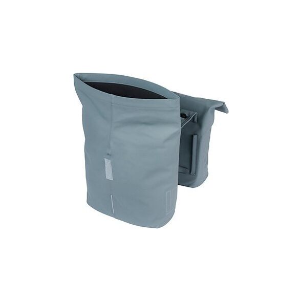 Basil Sakwa miejska podwójna BASIL CITY DOUBLE PANNIER BAG MIK 28-32L, MIK System (ready to go), graphite blue (NEW 2024)