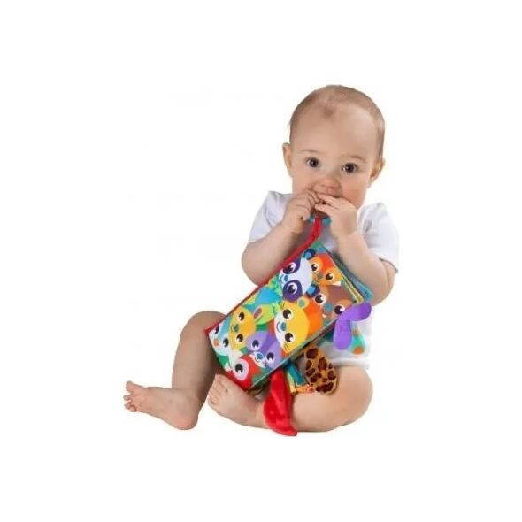 Playgro PLAYGRO minkšta knygutė Tails of the World, 187967