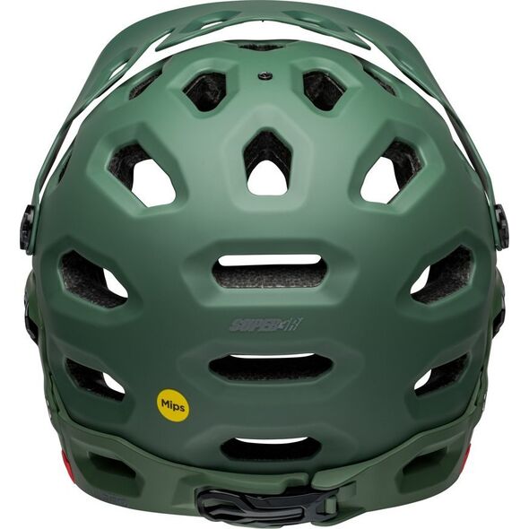 Bell Kask full face BELL SUPER 3R Rozmiar kasku: S(52-56cm), Wybierz kolor: Matte Dark Green Infrared