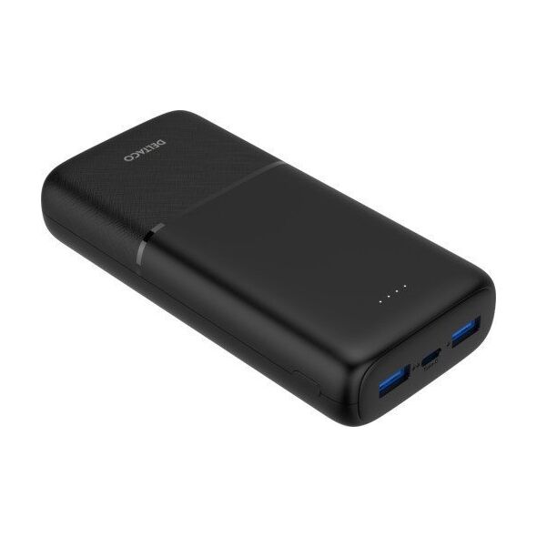 Powerbank Deltaco Išorinė baterija DELTACO 20 000 mAh, 2 x USB-A 18 W, 1 x USB-C PD 20 W / PB-C1008