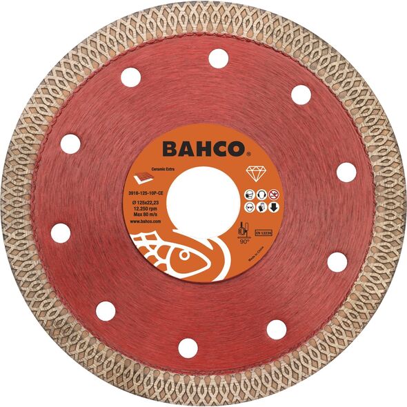Bahco Tarcza diamentowa ciągła 125x1.2x22.23mm do ceramiki BAHCO