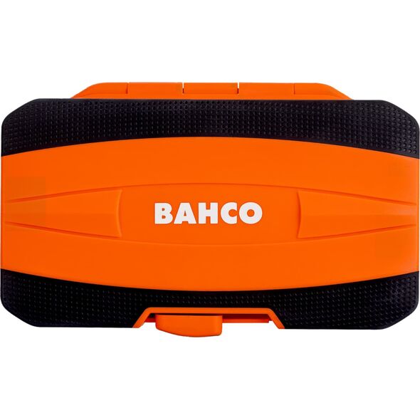 Bahco Zestaw bitów 1/4" płaskich/Phillips/Pozidriv/TORX/sześciokątnych i uchwyt wkrętaka grzechotkowego - 36 szt. BAHCO