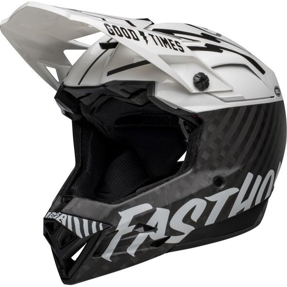 Bell Kask full face BELL FULL-10 MIPS SPHERICAL fasthouse matte gloss white black roz. M (55-57 cm) (NEW)
