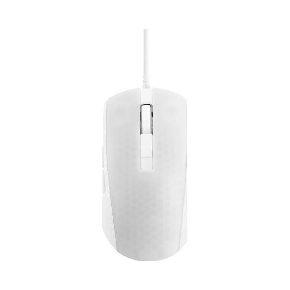 Mysz Deltaco Pusiau permatoma DELTACO GAMING pelė, RGB, itin lengva, balta / GAM-144-W