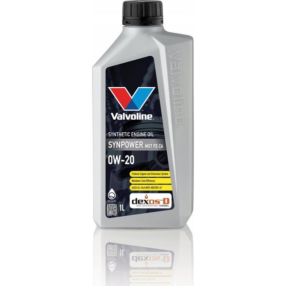 Valvoline Alyva varikliui Synpower MST FE C6 0W20 1L, Valvoline