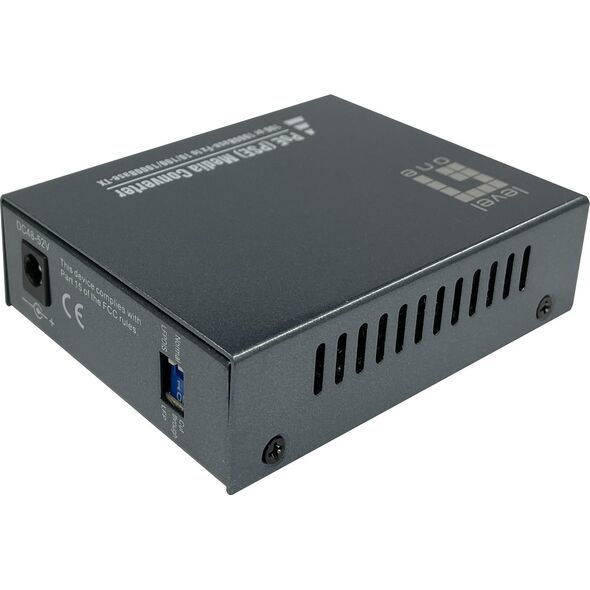 Konwerter światłowodowy LevelOne LevelOne GVT-2014 konwerter sieciowy 1000 Mbit/s 1310 nm Pojedynczy Szary