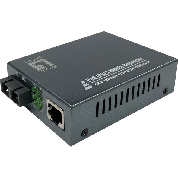 Konwerter światłowodowy LevelOne LevelOne GVT-2014 konwerter sieciowy 1000 Mbit/s 1310 nm Pojedynczy Szary