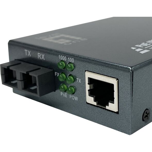 Konwerter światłowodowy LevelOne LevelOne GVT-2014 konwerter sieciowy 1000 Mbit/s 1310 nm Pojedynczy Szary