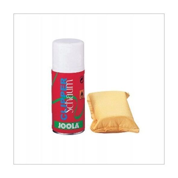 Joola Zestaw Pianka Środek do Pielęgnacji Rakietek z Gąbką JOOLA Rubber Foam 100 ml