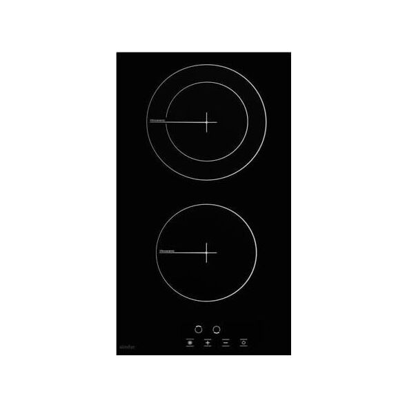 Płyta grzewcza Simfer Simfer | Hob | H3.020.DEBSP | Vitroceramic | Number of burners/cooking zones 2 | Touch | Black