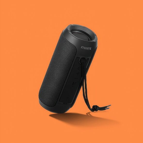 Głośnik Streetz Streetz Nešiojama kolonėlė Bluetooth, 2x5W, AUX, micro SD lizdas, juoda / S250-BLK / 6612033