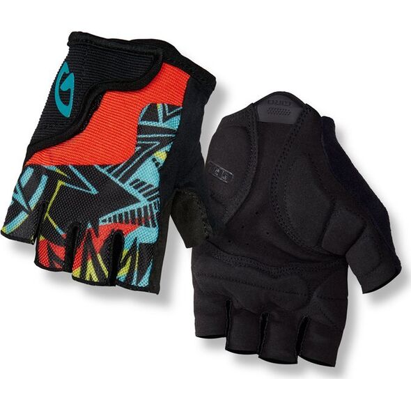 Giro Rękawiczki juniorskie GIRO BRAVO JR krótki palec Rozmiar: XS, Wybierz kolor: Screaming Teal Neon Pink