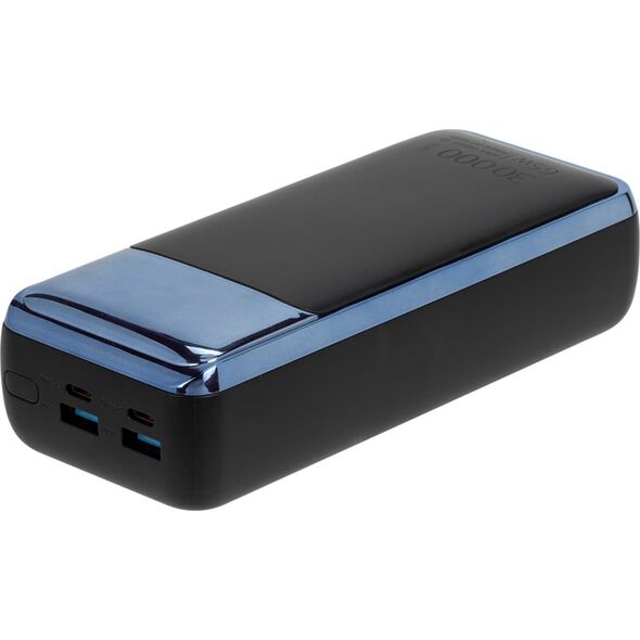 RivaCase RIVACASE Power Bank 30000 mAh QC/PD 65W LCD for Nešiojamas kompiuteris Juodas
