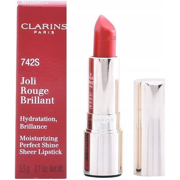 Clarins Clarins, Joli Rouge Brillant, Hydrating, Cream Lipstick, 757S, Mocha, 3.5 g For Women