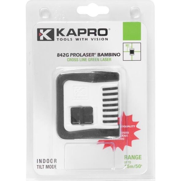 Kapro Lazerinis žalias matuoklis „KAPRO“ BAMBINO