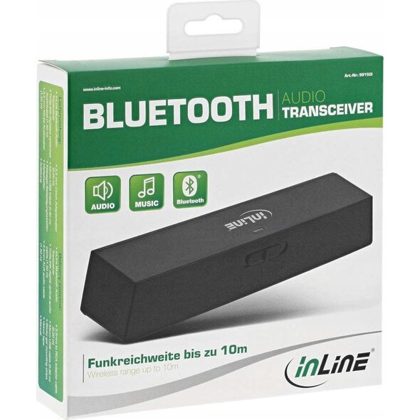 Adapter bluetooth Triton InLine Bluetooth Audio Transceiver, Sender/Empfnger, BT 5.0, aptX - schwarz
