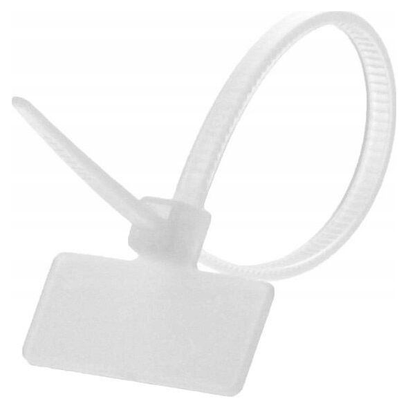 Organizer Lanview Lanview LVT551140 opaska kablowa Opaska kablowa z wejściem równoległym Plastik Biały 100 szt.