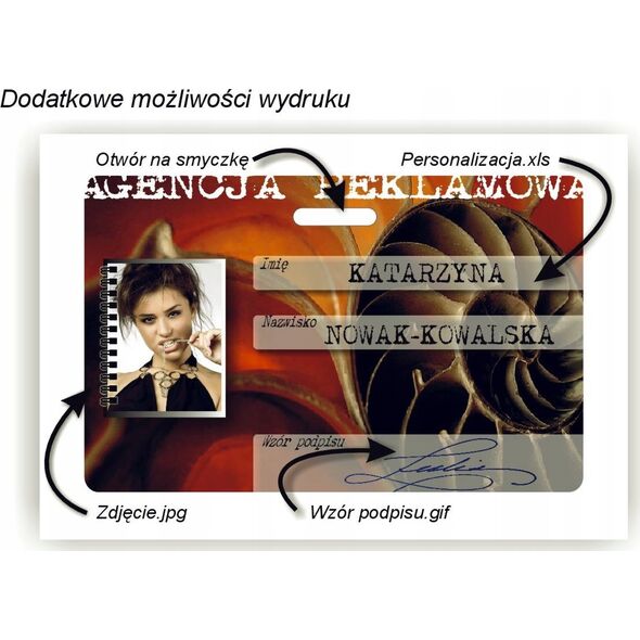 Evolis Evolis C4001 czysta karta plastkowa