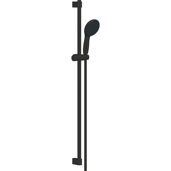 Zestaw prysznicowy Grohe Grohe zestaw prysznicowy przesuwny Tempesta 110 czarny mat 261632433