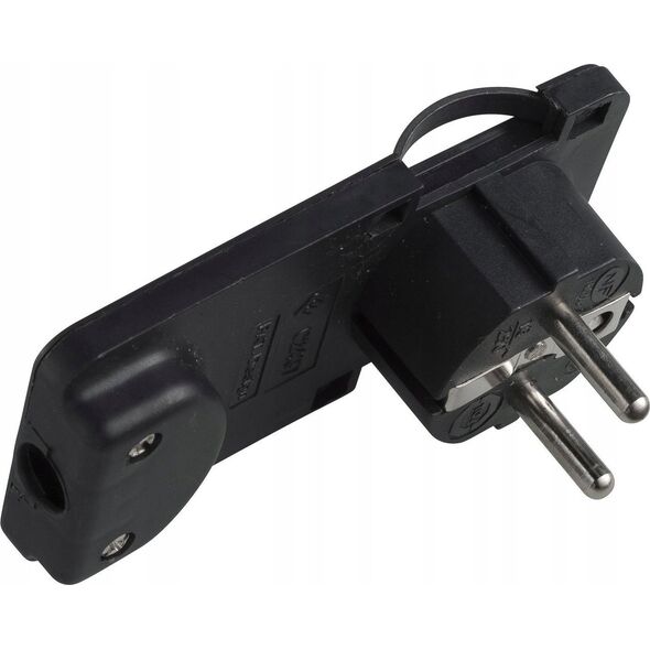 Adapter AV MicroConnect Microconnect PESCHPLUG-B adapter wtyczek zasilających Typu F Czarny