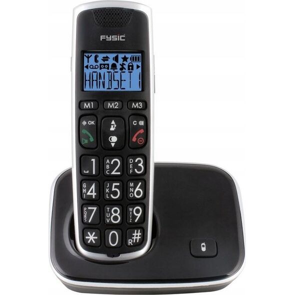 Telefon komórkowy Lenco Fysic FX-6000 - Schwarz