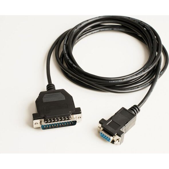Kabel MicroConnect Microconnect IBM029B-1,8 kabel równoległy Czarny 1,8 m DB-9 DB-25