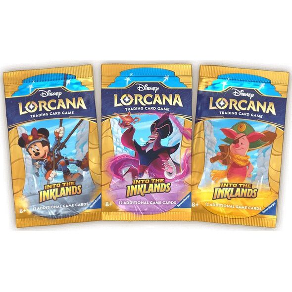 Ravensburger Disney Lorcana BOX gra karciana Into the Inklands karty 24x Booster Pack