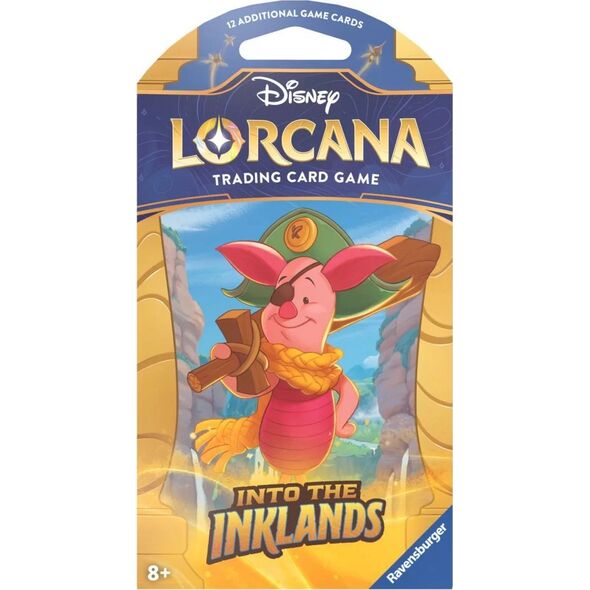 Ravensburger Disney Lorcana gra karciana Into the Inklands Booster Pack SLEEVED KARTY