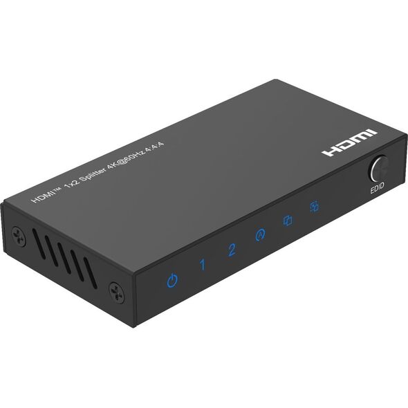System przekazu sygnału AV MicroConnect Microconnect MC-HDMISPLITTER0102-4K rozgałęziacz telewizyjny HDMI