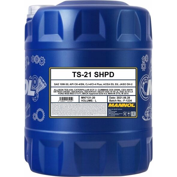 Mannol Mannol Alyva TS-21 SHPD10W/30varikliams20 L