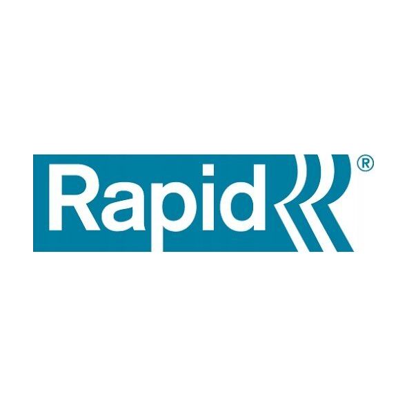 Rapid Kabės 606/25 3600vnt.6,0x1,1mm, juodos, plastikinė pak., Rapid