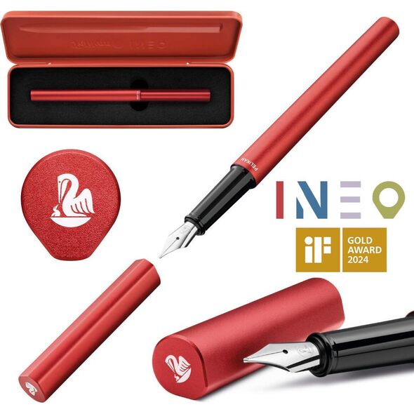 Pelikan Pelikan 823685 wieczne pióro System napełniania nabojem Czerwony 1 szt.
