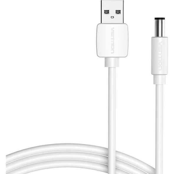 Kabel zasilający Vention Kabel zasilający USB do DC 5.5mm 1.5m Vention CEYWG biały
