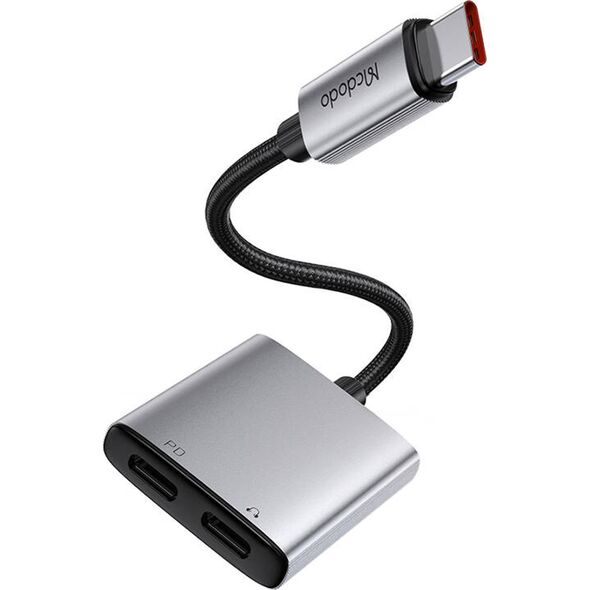 Mcdodo Adapter audio 2w1 USB-C do 2x USB C Mcdodo CA-5570